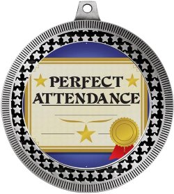perfect attendance medal